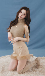 モデル：158cm（着用サイズ：S　着用カラー：BEG）