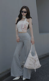 モデル：158cm（着用サイズ：FREE　着用カラー：WHT）