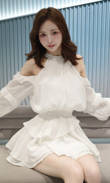 モデル：158cm（着用サイズ：FREE　着用カラー：WHT）