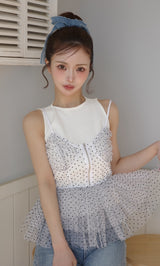 モデル：158cm（着用サイズ：FREE　着用カラー：WHT）