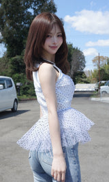モデル：158cm（着用サイズ：FREE　着用カラー：WHT）
