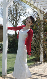 モデル：158cm（着用サイズ：FREE　着用カラー：RED）