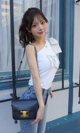 モデル：158cm（着用サイズ：FREE　着用カラー：WHT）