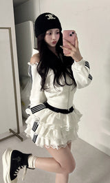 モデル：158cm（着用サイズ：FREE　着用カラー：WHT）