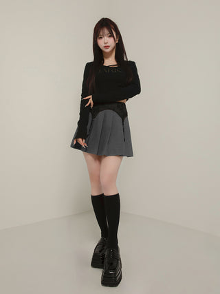 モデル：158cm（着用サイズ：S　着用カラー：GRY）