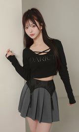 モデル：158cm（着用サイズ：S　着用カラー：GRY）