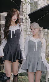 レイヤードランダムヘムチェックミニワンピース – Darich (ダーリッチ)