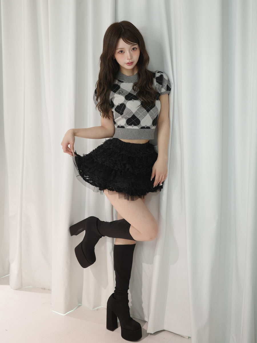 モデル：158cm（着用サイズ：FREE　着用カラー：GRY）