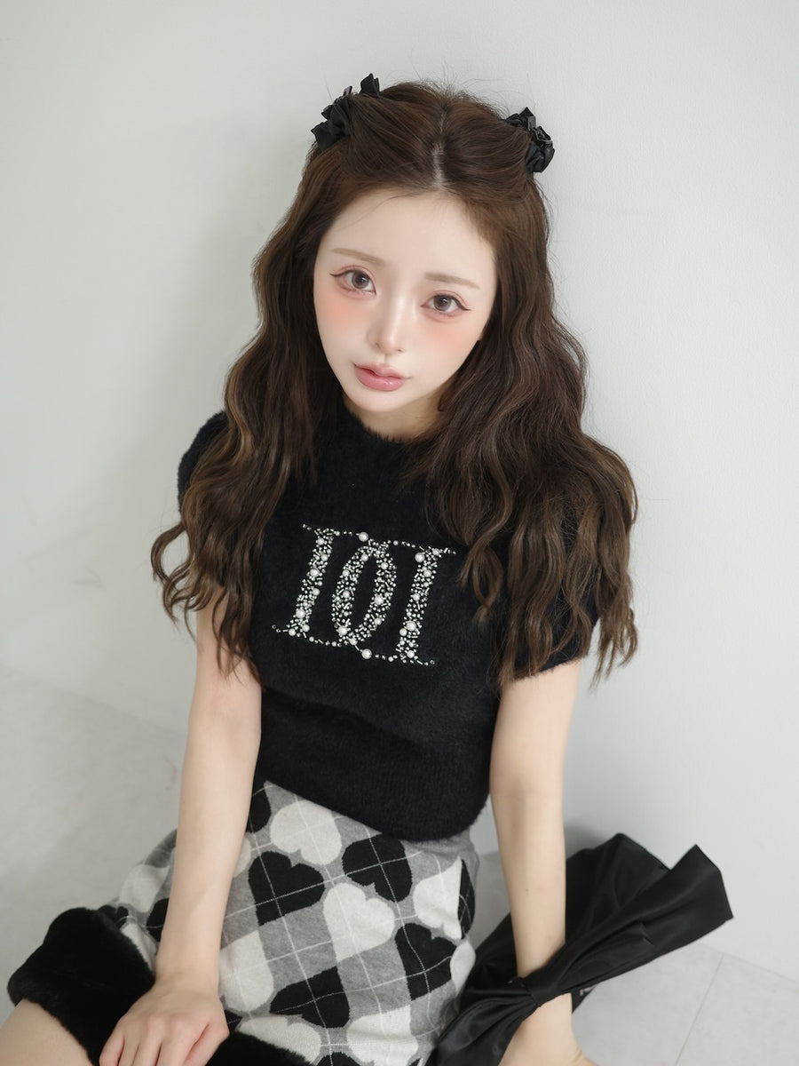 モデル：158cm（着用サイズ：FREE　着用カラー：GRY）