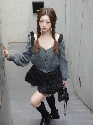 モデル：158cm（着用サイズ：FREE　着用カラー：GRY）