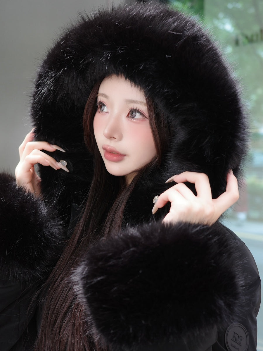 モデル：158cm（着用サイズ：XS　着用カラー：BLK）
