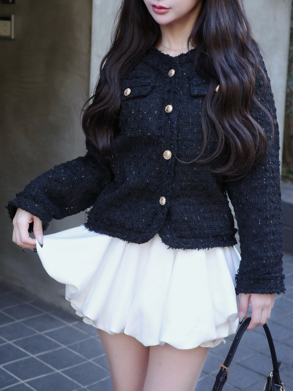 ボリュームバルーンミニスカート