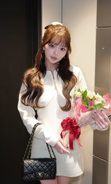 モデル：158cm（着用サイズ：FREE　着用カラー：IVO）