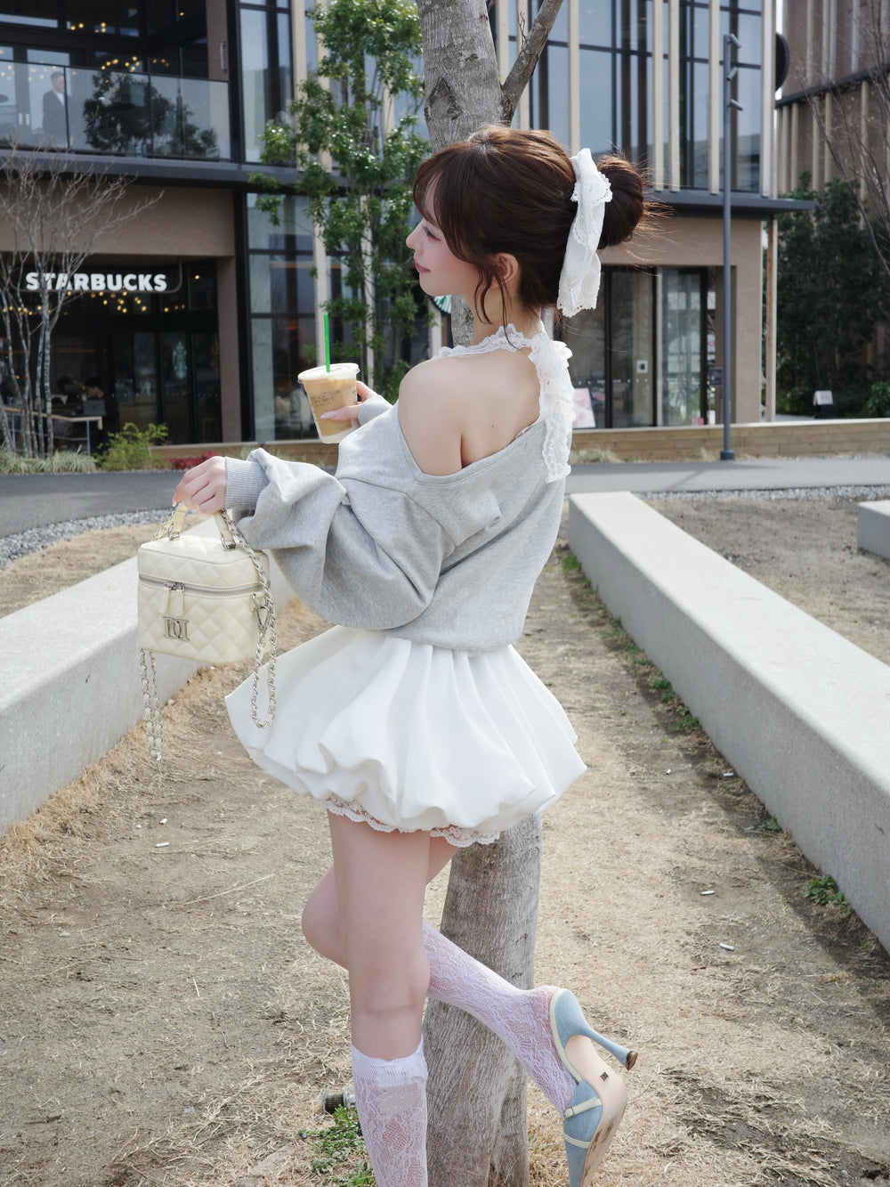 ボリュームバルーンミニスカート