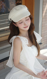 モデル：158cm（着用サイズ：FREE　着用カラー：IVO）