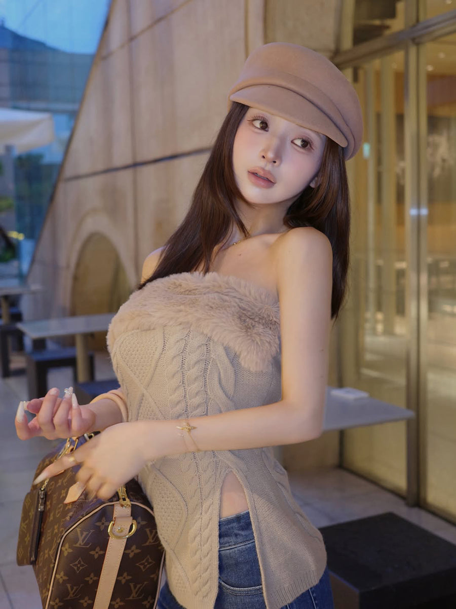 モデル：158cm（着用サイズ：FREE　着用カラー：BEG）