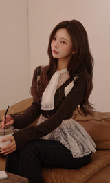 モデル：158cm（着用サイズ：FREE　着用カラー：BRN）
