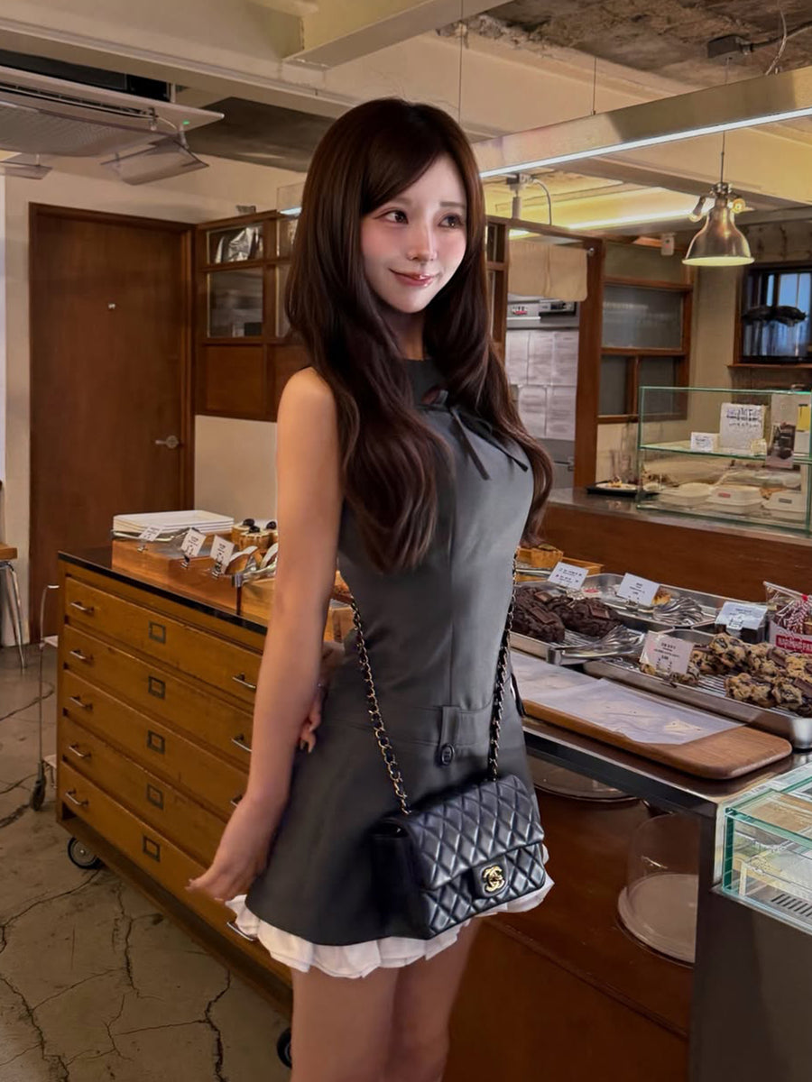 モデル：158cm（着用サイズ：FREE　着用カラー：GRY）