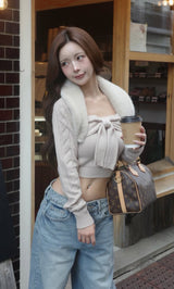 モデル：158cm（着用サイズ：FREE　着用カラー：BEG）