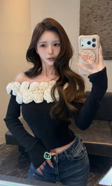 モデル：158cm（着用サイズ：FREE　着用カラー：BLK）