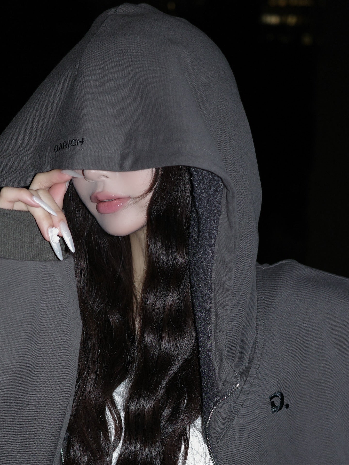 モデル：158cm（着用サイズ：FREE　着用カラー：C-GRY）