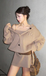 モデル：158cm（着用サイズ：FREE　着用カラー：MOC）