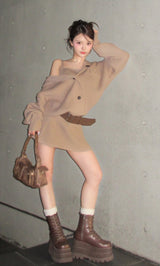 モデル：158cm（着用サイズ：FREE　着用カラー：MOC）