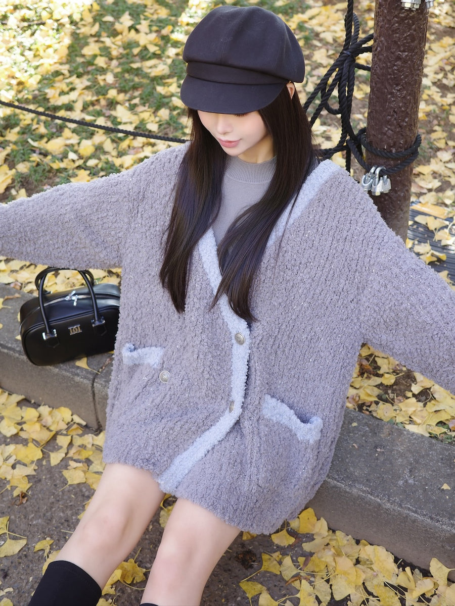 モデル：158cm（着用サイズ：FREE　着用カラー：GRY）