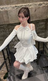 モデル：158cm（着用サイズ：FREE　着用カラー：IVO）