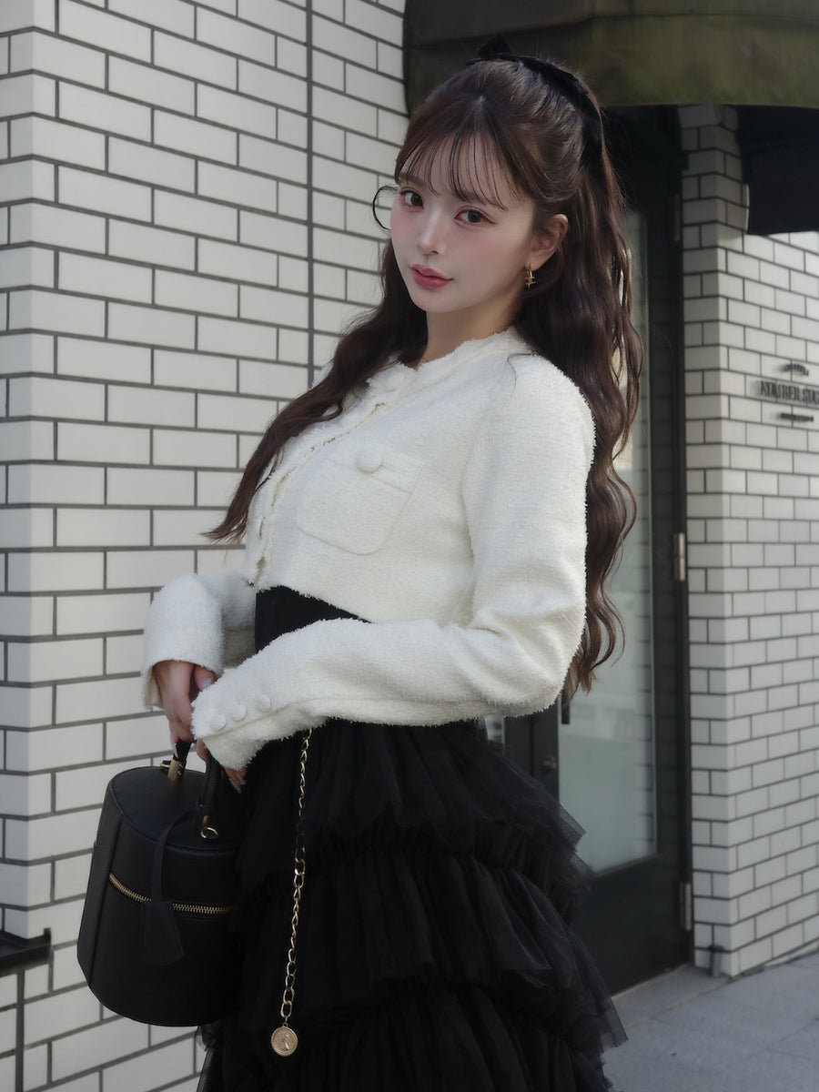 モデル：158cm（着用サイズ：FREE　着用カラー：IVO）