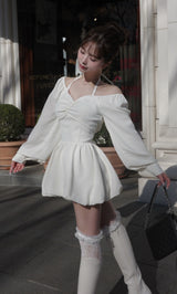 モデル：158cm（着用サイズ：FREE　着用カラー：IVO）