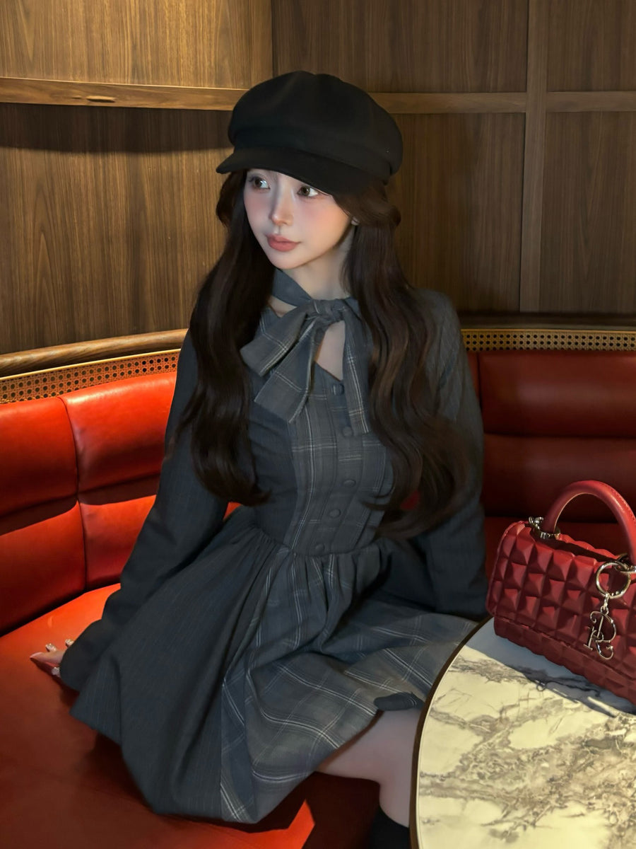 モデル：158cm（着用サイズ：FREE　着用カラー：GRY）