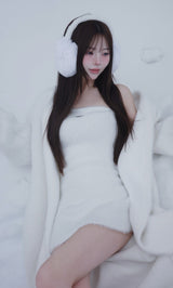 モデル：158cm（着用サイズ：FREE　着用カラー：WHT）