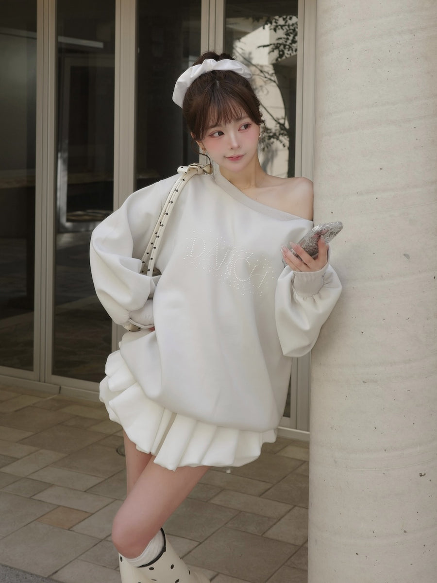 モデル：158cm（着用サイズ：FREE　着用カラー：L-GRY）