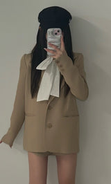 モデル：158cm（着用サイズ：S　着用カラー：BEG）
