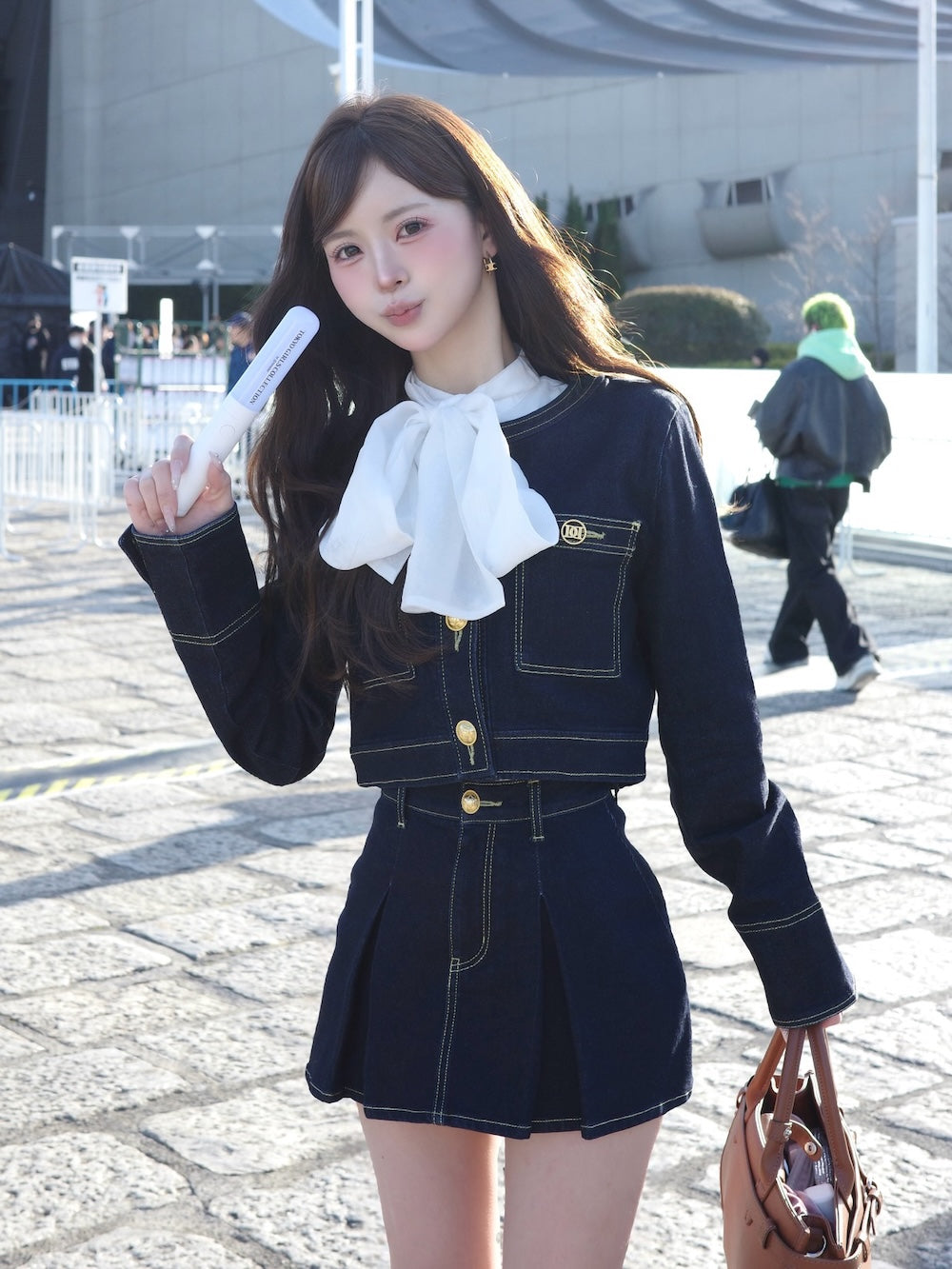モデル：158cm（着用サイズ：S　着用カラー：IND）