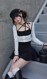 モデル：158cm（着用サイズ：FREE　着用カラー：WHT）
