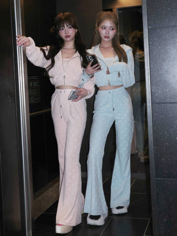 【B-PNK】158cm/FREE 【SAX】163cm/FREE