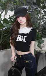 モデル：158cm（着用サイズ：FREE　着用カラー：BLK）