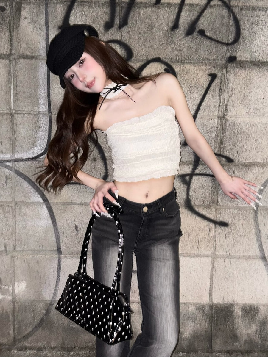 モデル：158cm（着用サイズ：FREE　着用カラー：IVO）