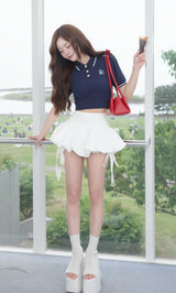 モデル：158cm（着用サイズ：FREE　着用カラー：WHT）