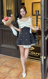 モデル：158cm（着用サイズ：FREE　着用カラー：BLK）