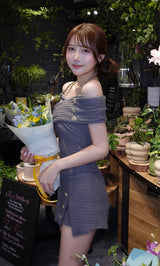 モデル：162cm（着用サイズ：FREE　着用カラー：GRY）