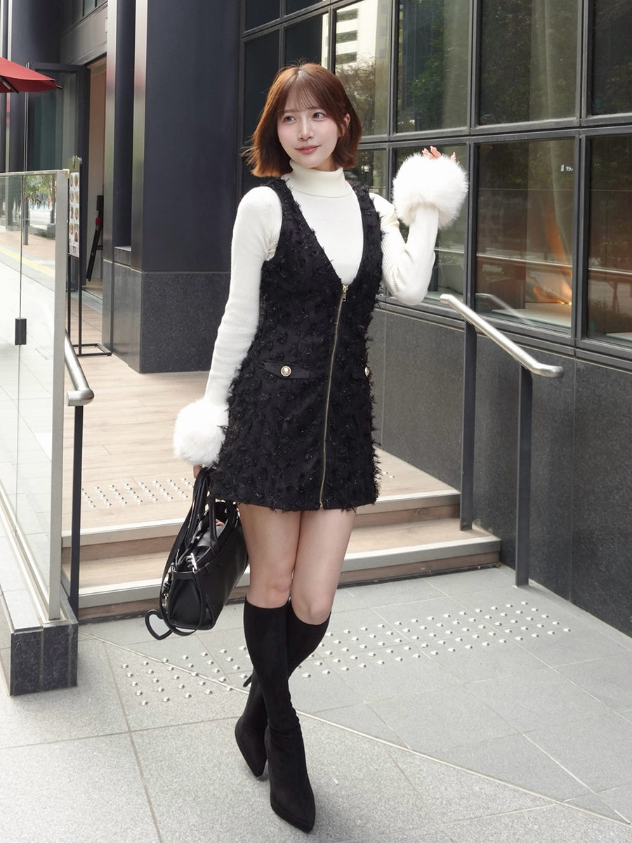 モデル：162cm（着用サイズ：FREE　着用カラー：IVO）