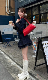モデル：162cm（着用サイズ：S　着用カラー：IND）
