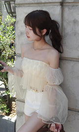 モデル：162cm（着用サイズ：FREE　着用カラー：IVO）