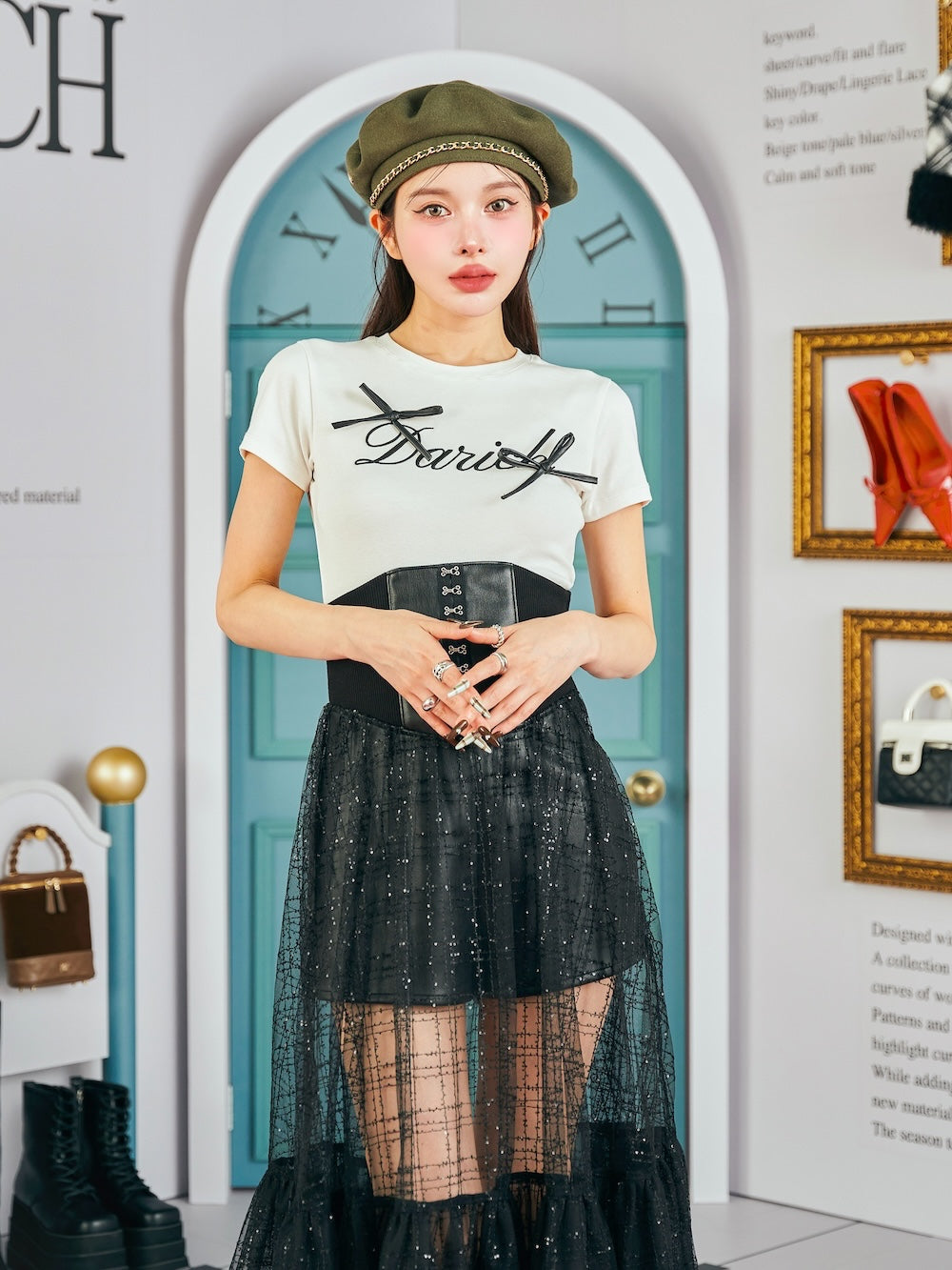オープンリボンTシャツ – Darich (ダーリッチ)