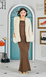 モデル：160cm（着用サイズ：FREE　着用カラー：BRN）