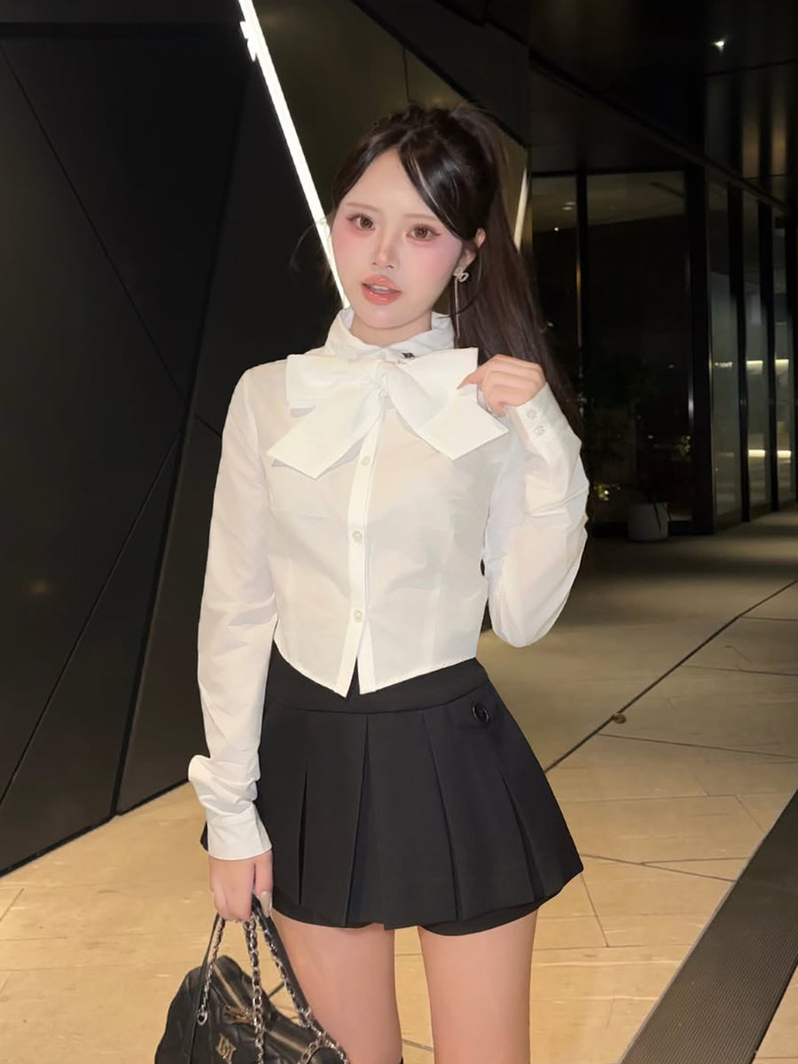 モデル：158cm（着用サイズ：FREE　着用カラー：WHT）