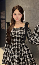 モデル：157cm（着用サイズ：FREE　着用カラー：BLK）